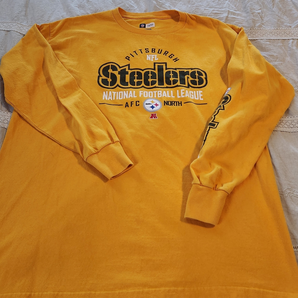 NFL Team Apparel Steelers Long Sleeve Tee Size XL
